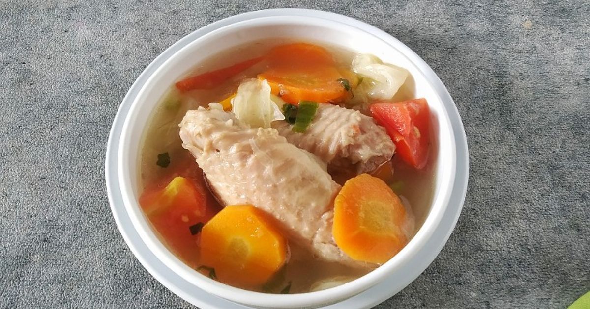Sop Ayam Lada Hitam